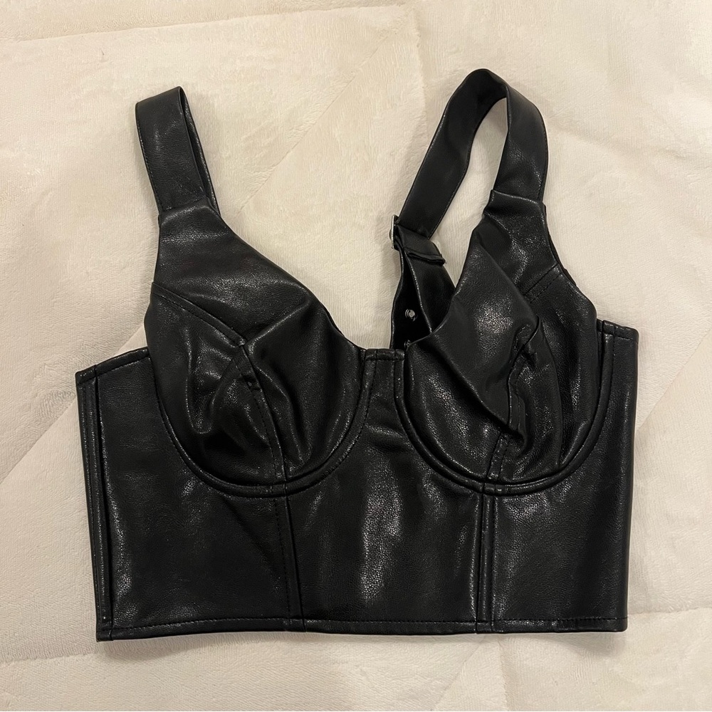 Revolve Superdown I'm Outside crop Top/corset/bustier